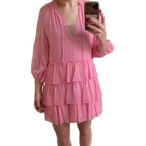 Alice + Olivia pink mini dress - size XS